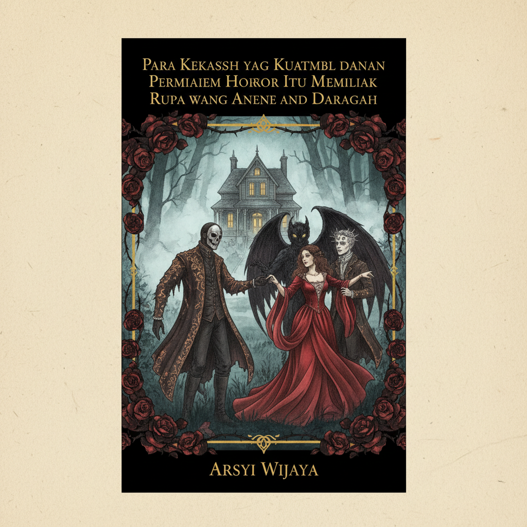Para kekasih yang kuambil dalam permainan horor itu memiliki rupa yang aneh dan beragam.